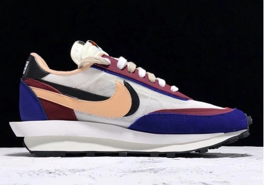 White Nike sacai Waffle BV0073-700 Blue LD 1114